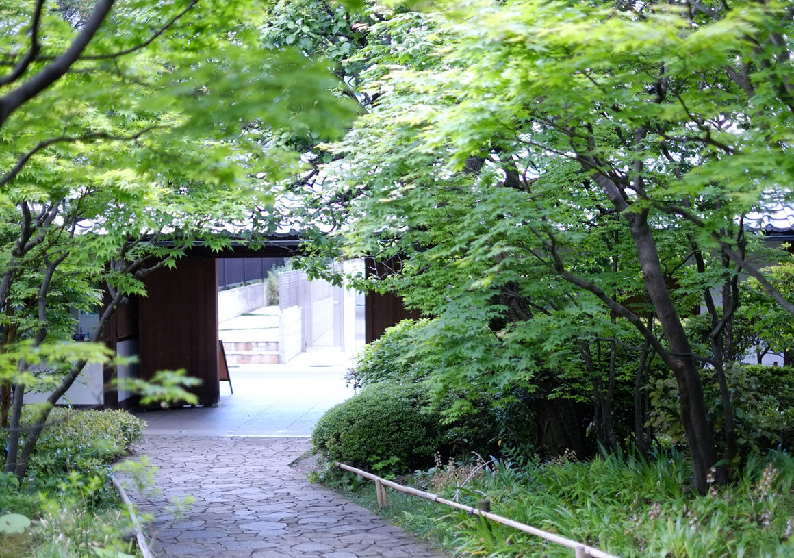 目白庭園赤鳥庵風景